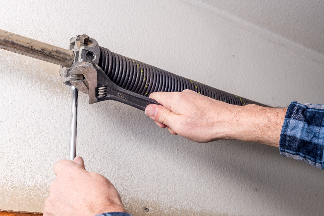 Garage door spring repair